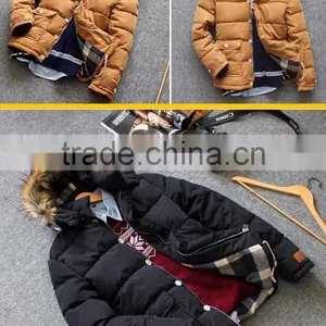 Manufactorying China Supplier 2016 Fashion Thicken Cheap Men Winter Coats With Hoodie thumbnail-6