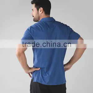 Light Pima Cotton Fabric Bacterial Strain Quick Dry Golf T-shirt Mens Polo t Shirt thumbnail-6