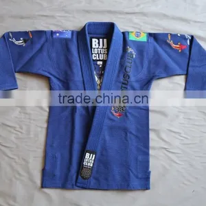 100%cotton Pearl Weave Fabric Shoyroll Style Kimono Bjj gi Brazilian Jiu Jitsu gi thumbnail-5