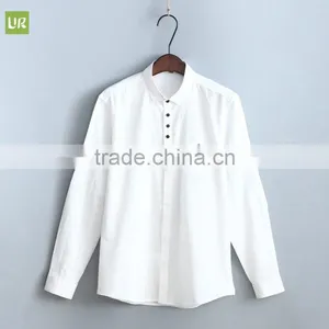 2017 Factory Manufacture Casual Cotton Long Sleeve Dress Shirt and Line Shirts for Man thumbnail-1