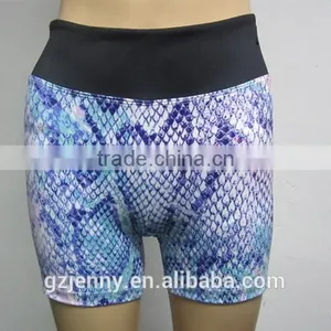 New Custom Women Sports Sublimation Gym Short Girls Wearing Yoga Pants Wholesale thumbnail-1