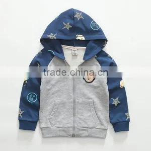 Zm40669b Plain European Design Children New Color Matching Coat thumbnail-4