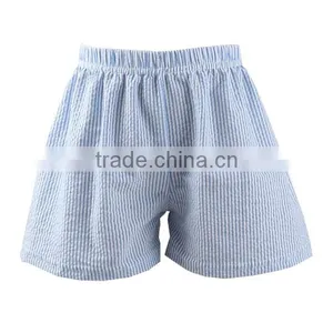 2017 Slmple Style Children Clothing Running Shorts Baby Boys Shorts Seersucker thumbnail-1