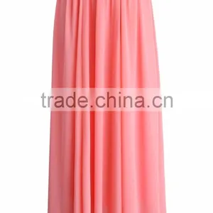Women Wholesale Elastic Wasitband Long Skirt Fashion Chiffon Maxi Skirt 2016 thumbnail-3