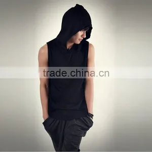 Polyester & Cotton Men Athletic Tank, Different Size for Choice, Solid, More Colors for Choice, Sold By PC thumbnail-1