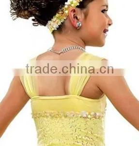 Wow!New Arrival-- Fashion Flower Ballet Tutu Skirt-kid Cute Dancewear Yellow-tween Ballet Dance Tutu New Coming thumbnail-1