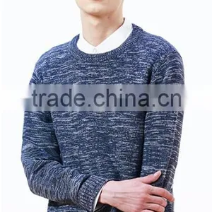 Mens High Quality Jacquard Knit Custom Sweater for Wholesale thumbnail-2