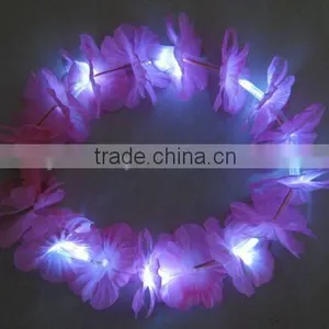 Hawaii LED Flower Necklace Lei thumbnail-6