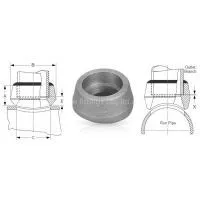 Pipe Fittings Socket Outlet MSS SP-97 Sockolet 3000LB thumbnail-2