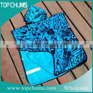 Wholesale Microfibre Towel Poncho Baby Hooded Towel thumbnail-1