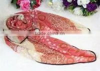 PRINTED POLYESTER SCARF thumbnail-2