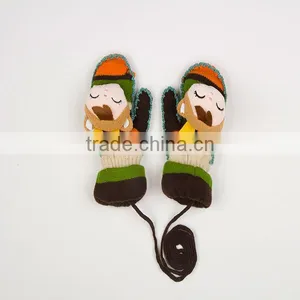 New Kids Little Dragon Female Fashion Cartoon Character Gloves TG-1011 thumbnail-1