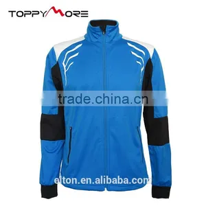 Blue Men's Single Membrane High Quality Soft Shell Jacket thumbnail-1