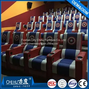 Vip Hall Cinema Chairs,leather Electric Reclining Cinema Sofa thumbnail-1