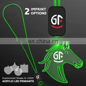 Customized Logo And Shape Christmas Led Necklace thumbnail-4