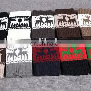 Christmas Deer Short Boot Cuffs Christmas Day Gifts thumbnail-3