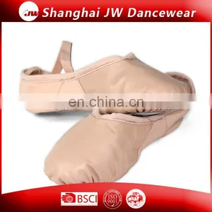 Professional Half Leather Ballet Dance Shoes thumbnail-1