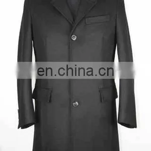 Classic Wool Overcoat With Two Flap Pockets thumbnail-1