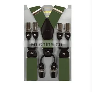 Factory Direct Sale 3.5cm Muti Colors Top Strong Quality Clips Men Suspenders thumbnail-4