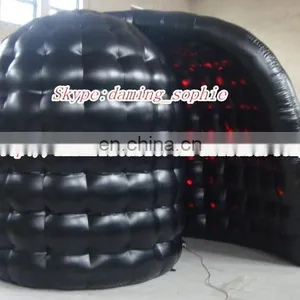 LED Lighting Inflatable Black Photo Booth for Sale thumbnail-1