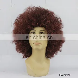 Funny Wig Clowns Fans Wig Party Fancy Dress Hair Wig P4 thumbnail-1