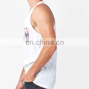Gym Clothing Mens Tank Top Stringer Fashion 2016 Cotton Slim Fit Men Tank thumbnail-2