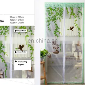 Hands-Free Mesh Screen Door Magnetic Anti Mosquito Bug Doors Curtain For Family thumbnail-1
