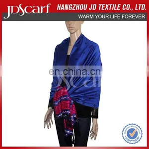 Factory Directly Pashmina Shawl in Tassel Shawl for Women thumbnail-4
