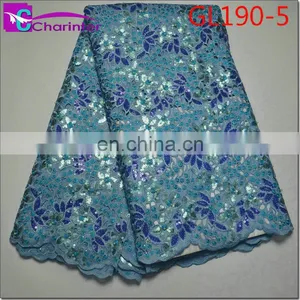 Sale Well Charinter African Organza Lace Fabrics GL190 thumbnail-6