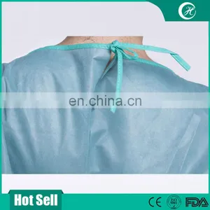 Protective SMS Isolation Coverall Disposable Medical Supply Scrub Suit Surgical Gown thumbnail-3