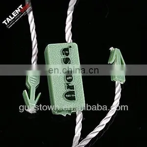 Custom Garment Brand Name Logo Plastic Seal Tag String thumbnail-5