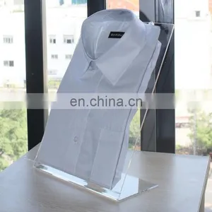 Acrylic T-shirt Holder L Frame Display Rack Dekstop Stand,Plexiglass Jersey Display Holder thumbnail-3