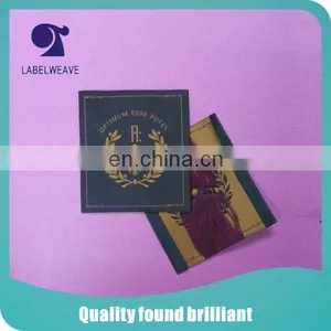 High Density Woven Label for Men's Clothing thumbnail-1
