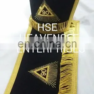 SCOTTISH RITE 90TH DEGREE CUFF'S BLACK thumbnail-5