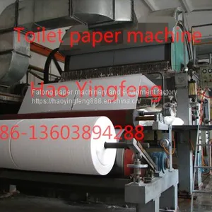 1880mm Paper Production Machinery , Toilet Paper Machine Manufacturer thumbnail-1