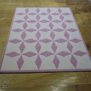 Pink Floral Cut Pile Area Rug Modern Floor Carpet Rugs For Living Room thumbnail-2