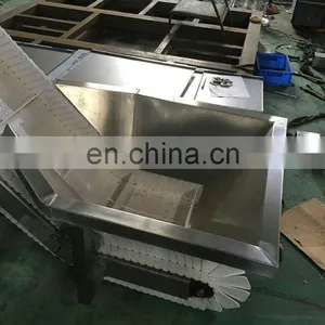 Customized Hopper and Discharge Chute Inclined Belt Conveyor thumbnail-5