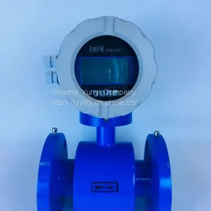 LCD Smart 4-20mA Electromagnetic Flow Meter thumbnail-1