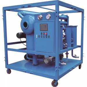 PLC Controlled On-Line Continuous Dielectric Insulating Transformer Oil Filtration/ Purification/ Regeneration Plant (JUNSUN) thumbnail-2