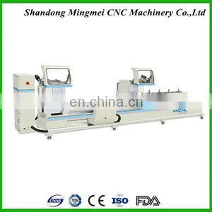 Factory Manufacture on Exihibition Aluminum Profile Window and Door Double Head Cutting Saw Aluminum Window Machine thumbnail-1