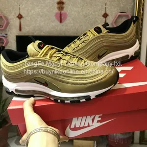 NIKE AIR MAX 97 Metallic Gold Cheap Nike Shoes From China thumbnail-4
