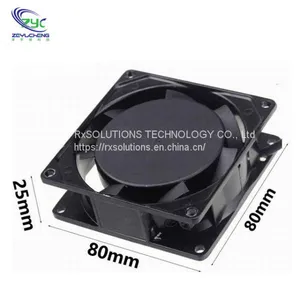 Black 8CM 8025 Ball Bearing Computer Case Cooling Fan With 1300RPM thumbnail-3
