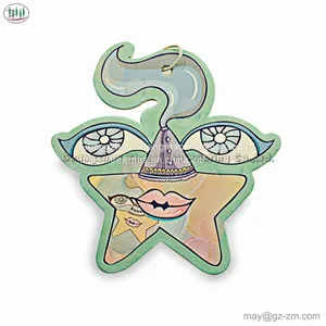 OEM Factory Price Wholesale High Quality Eco-friendly Paper Car Air Freshener thumbnail-1