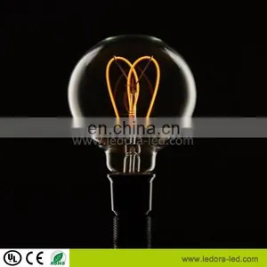 4W 6W 8W Dimmable Ra90 G95 Vintage Soft Spiral Led Filament Bulb thumbnail-2