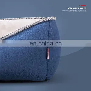 Pet Supplies Luxury Dog Bed Super Soft Velvet Dog Bed Washable Pet Bed With Removable Cover thumbnail-4