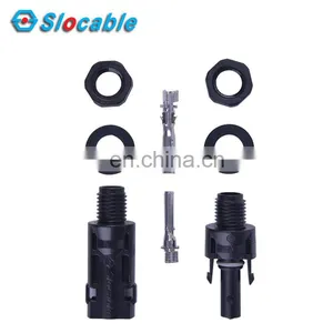 Durable IP68 TUV CE ISO Standard DC Adapter Solar CN40 Connector Panel Mount thumbnail-2