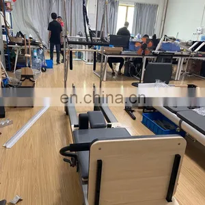 Bodybuilding With High Quality Folding Pilates Reformer Of Aluminium Reformer Pilates Aluminium Reformer With Tower thumbnail-5