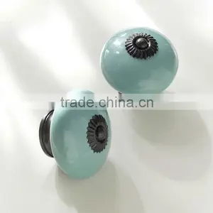 High Quality Cabinet Ceramic Green Handle From Shenzhen Factory thumbnail-1
