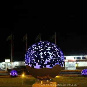 Shining Stainless Steel Christmas Ball thumbnail-2