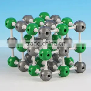 Ionic Crystal Model Sodium Chloride NaCl Molecular Instructure Model thumbnail-1